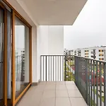 דירה Wislany Mokotow Stylish ורשה